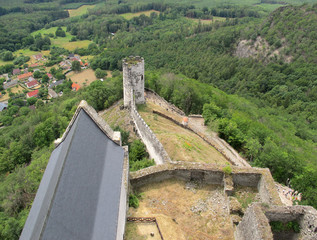 Bezdez castle. Protected landscape area Kokorinsko. Czech Republic