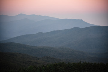 Max Patch in the Smoky Mountains in North Carolina