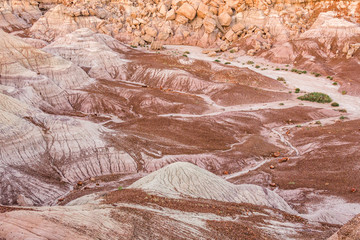 Painted Desert Landscape at Petrified Forest National Park