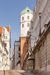 Szczecin.  Historical architecture of the castle