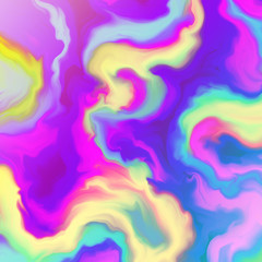 Fototapeta premium Contemporary painting. Beautiful waves. Hand painted image for creative design of posters, wallpapers, websites, cards, invitations. Trendy artistic style. Abstraction. Fine art. Vivid colours.