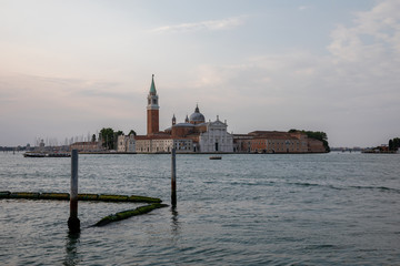 Fototapeta premium Panoramic view of Laguna Veneta of Venice and San Giorgio Maggiore Island