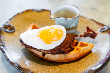duck and waffle