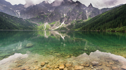 lake in the mountains