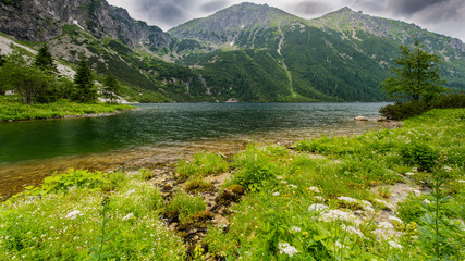 lake in the mountains