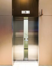 elevator open the door © bankajk