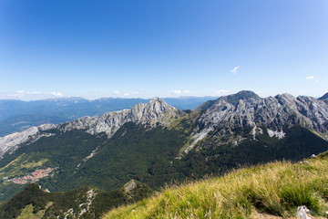 View from Monte Sagro, apuan alps