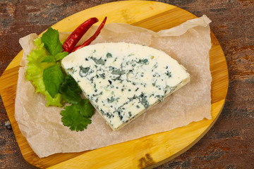 Blue cheese slice
