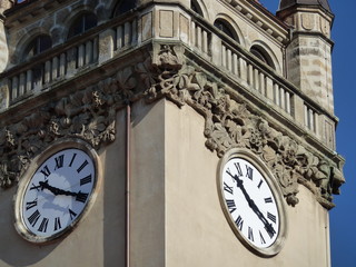 Fototapeta na wymiar Rathausturm Dresden-Cotta