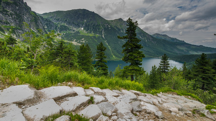 mountain lake in the mountains