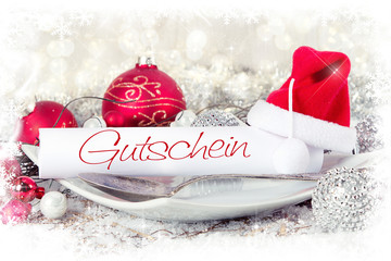 Gutschein - Weihnachtsgeschenk
