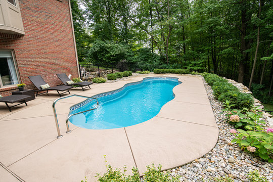 pool is clean and reader for a swim