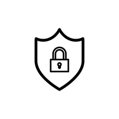 padlock icon trendy