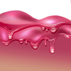Melting pink cream full screen