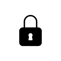 padlock icon trendy