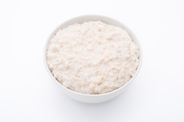Fototapeta na wymiar Healthy food classic porridge