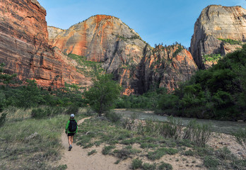 Hiking in Zion