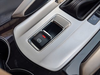 Obraz na płótnie Canvas Car Parking Brake Switch P Button