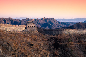 Great wall of china is Landmark at Jinshanling, Beijing