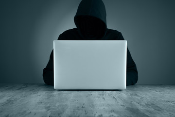 hacker hand computer and codes