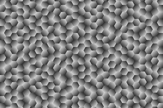 Random Dark Gradient Hexagonal Tile Pattern (Small) © Scythron