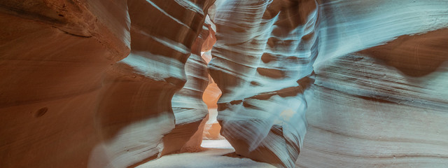panoramic beautiful and famous Antelope Canyon, Arizona © emotionpicture