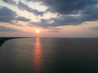 Sunset over Lake Ontario