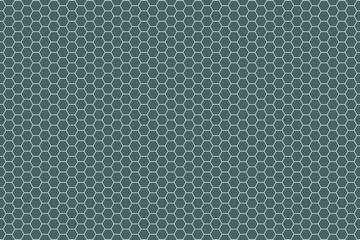 Cyan Hexagonal Tile Pattern (Small, Light)