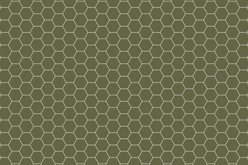 Yellow Hexagonal Tile Pattern (Large, Light)