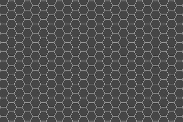 Dark Gray Hexagonal Tile Pattern (Large, Light)