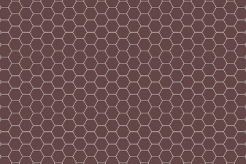 Red Hexagonal Tile Pattern (Large, Light)