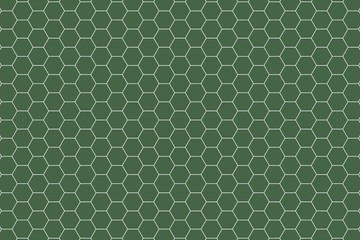 Green Hexagonal Tile Pattern (Large, Light)