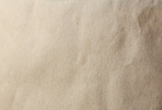 Close-Up Of Old Brown Paper Texture Background.
