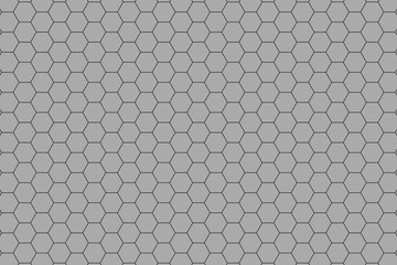 Light Gray Hexagonal Tile Pattern (Large, Dark)