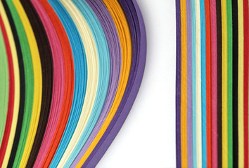 Abstract color rainbow strip paper background. Template for prints, posters, cards.