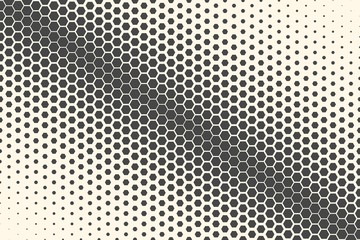 Dark Gray Descending Hexagonal Pattern (Diagonal, Light)