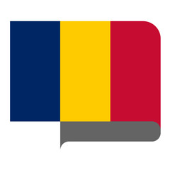 Flag horizontal shape, pointer for world map