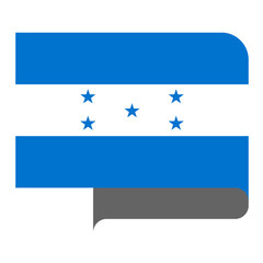 Flag horizontal shape, pointer for world map