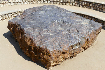 Hoba meteorite in Namibia, the largest known meteorite on earth