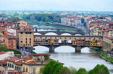 Fototapeta na wymiar Ponte Vecchio di Firenze