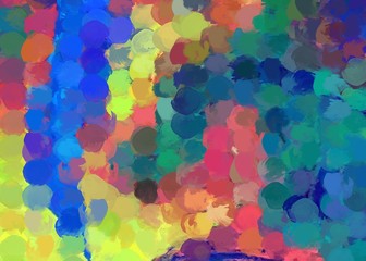 colorful drop down color abstract background with watercolor texture, Oil paint. ink paper, concrete wall graffiti. painted rough surface background for Christmas ,3D, banner, business, card