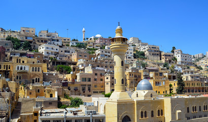 Skyline of Al-Salt, Jordan - obrazy, fototapety, plakaty