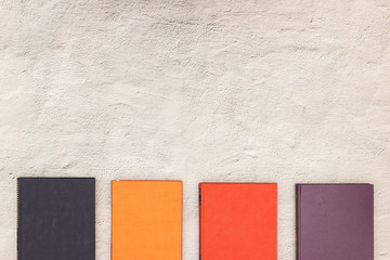 Fototapeta premium Colorful books for reading on the table 