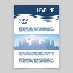 Brochure cover or web banner design