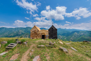 Fototapeta na wymiar Beautiful view on medieval Horomayr monastery, Armenia
