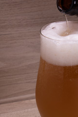 blond beer style beer isolated