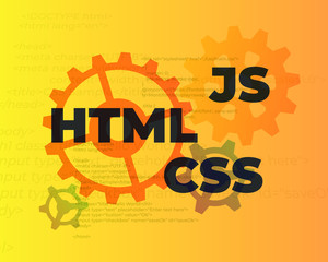 HTML CSS Javascript web techology stack