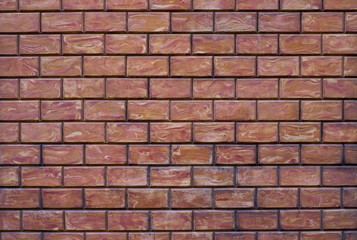 Background of brown vintage brick wall.