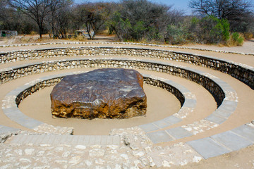 Hoba meteorite in Namibia, the largest known meteorite on earth © dr322
