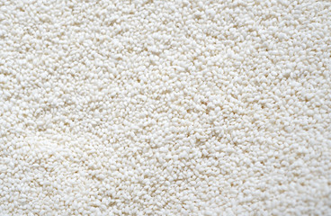 top view of glutinous rice as food background